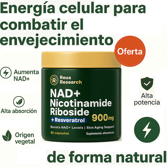 NAD + NICOTINAMIDA RIBOSIDE y RESVERATROL