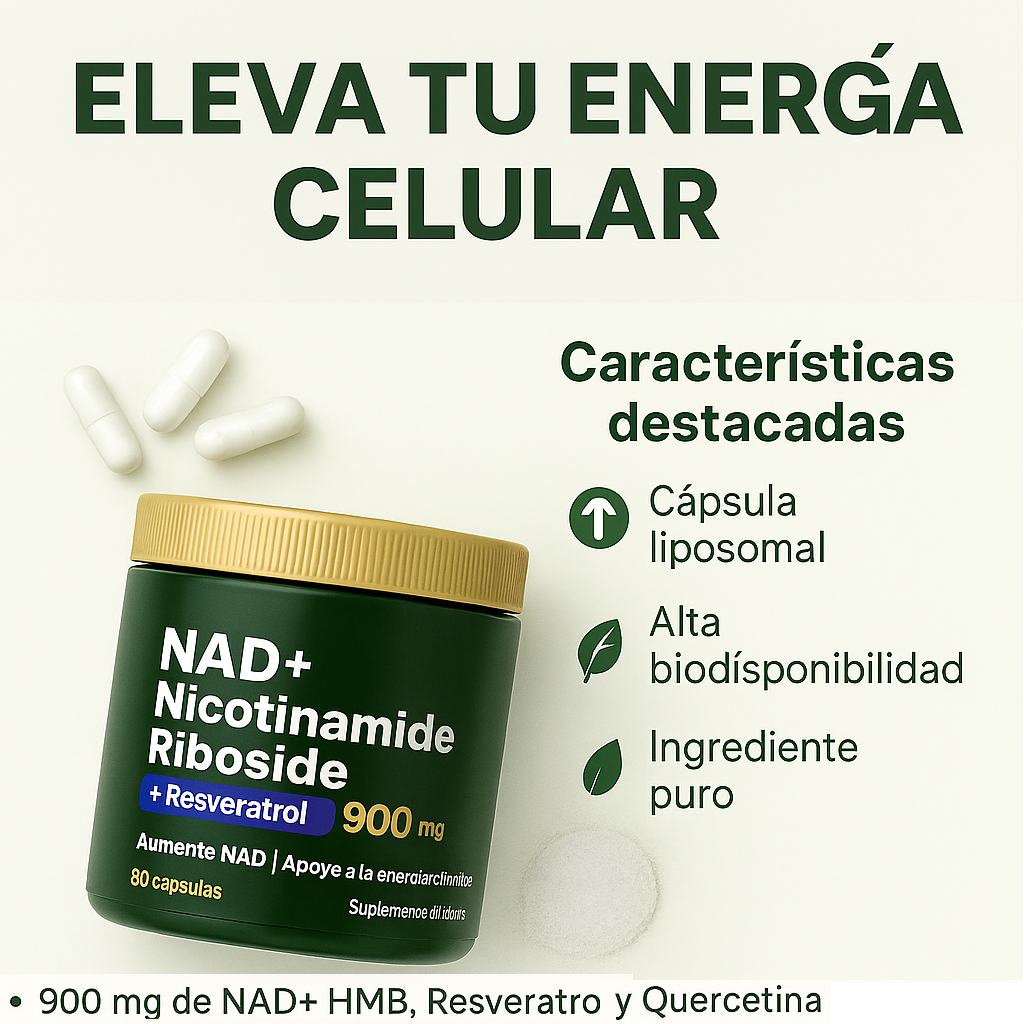 NAD + NICOTINAMIDA RIBOSIDE y RESVERATROL